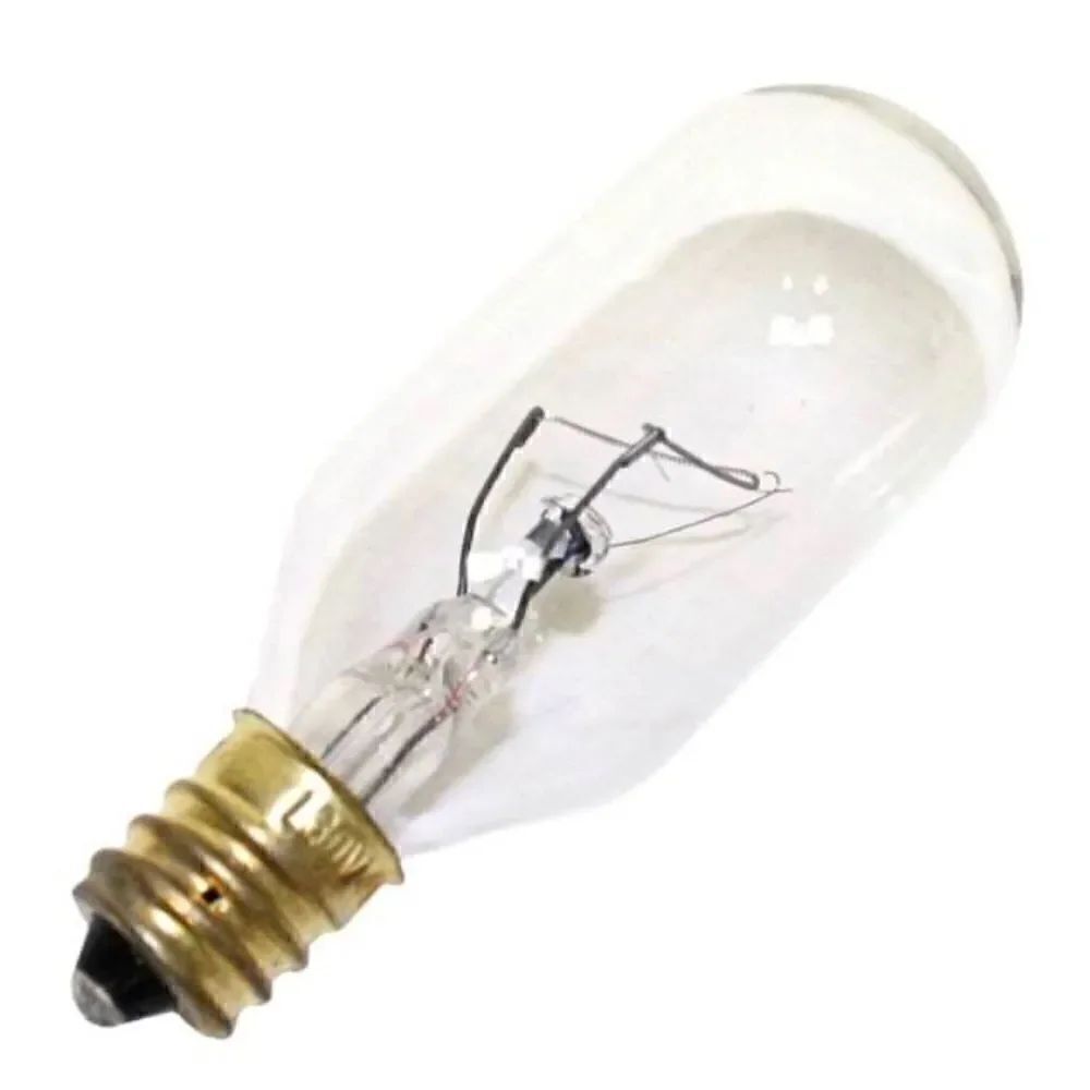 Incandescent Bulb 40w 130v T8  Candelabra Screw (E12) Base Clear lot of 6 bulbs